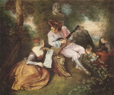 Jean-Antoine Watteau Scale of Love (mk08)